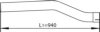DINEX 80165 Exhaust Pipe